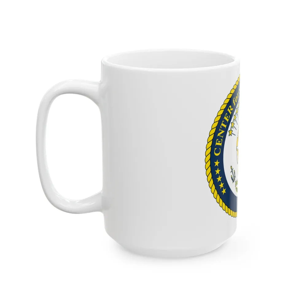 Center for Service Support Newport RI (U.S. Navy) White Coffee Mug-Go Mug Yourself