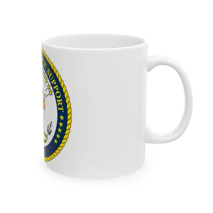 Center for Service Support Newport RI (U.S. Navy) White Coffee Mug-Go Mug Yourself