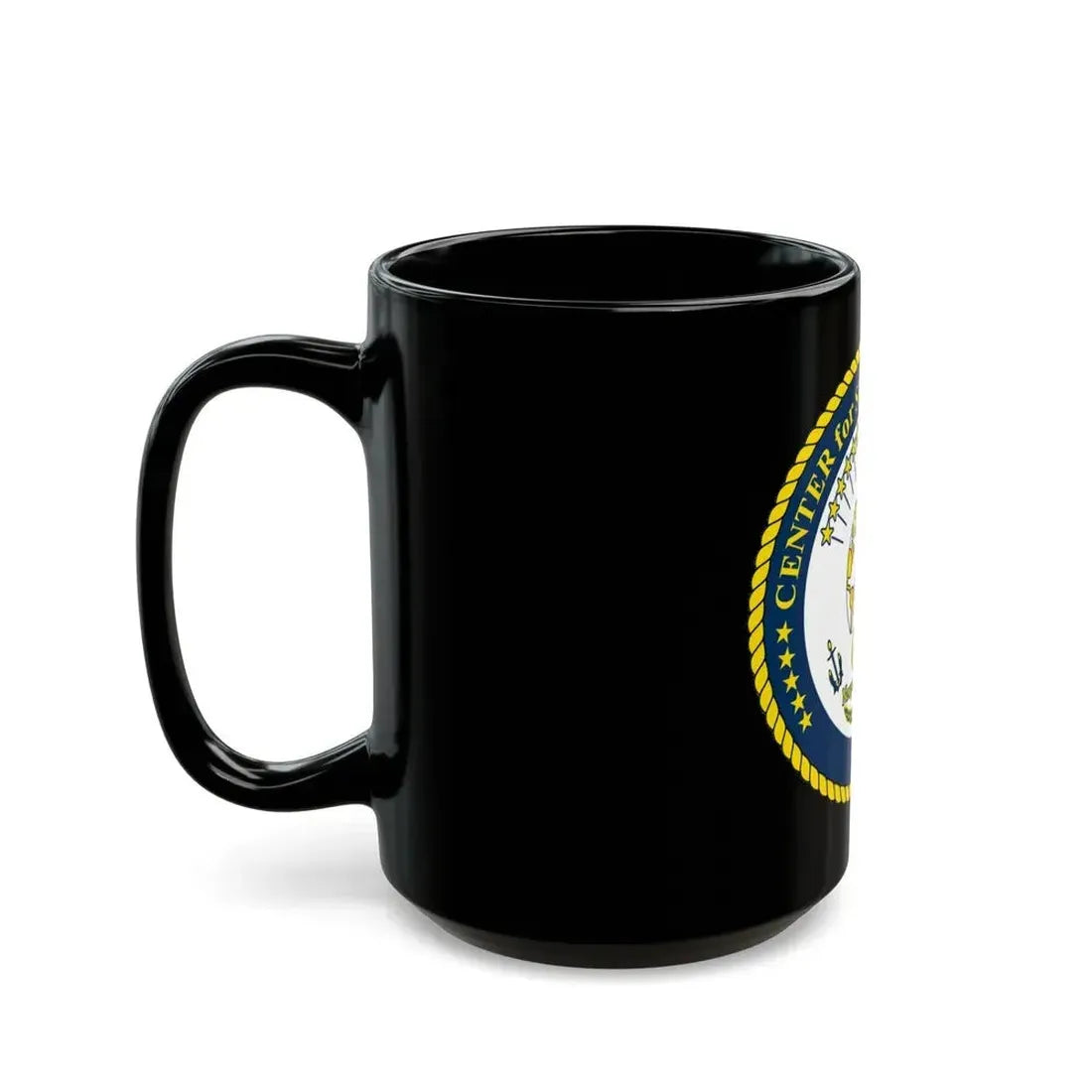 Center for Service Support Newport RI (U.S. Navy) Black Coffee Mug - Go Mug Yourself