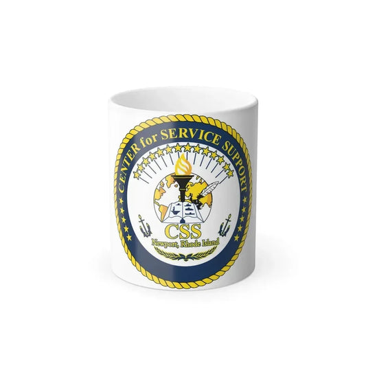 Center for Service Support Newport RI (U.S. Navy) Color Changing Mug 11oz Default Title 11oz - Go Mug Yourself