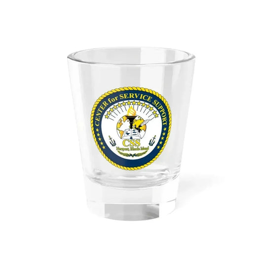 Center for Service Support Newport RI (U.S. Navy) Shot Glass 1.5oz 1.5oz - Go Mug Yourself