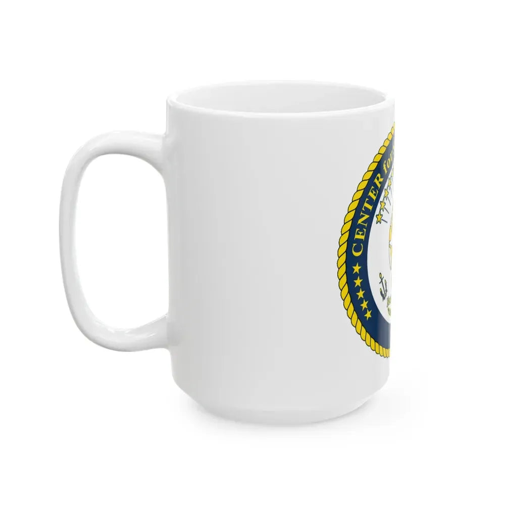 Center for Service Support Newport RI (U.S. Navy) White Coffee Mug - Go Mug Yourself