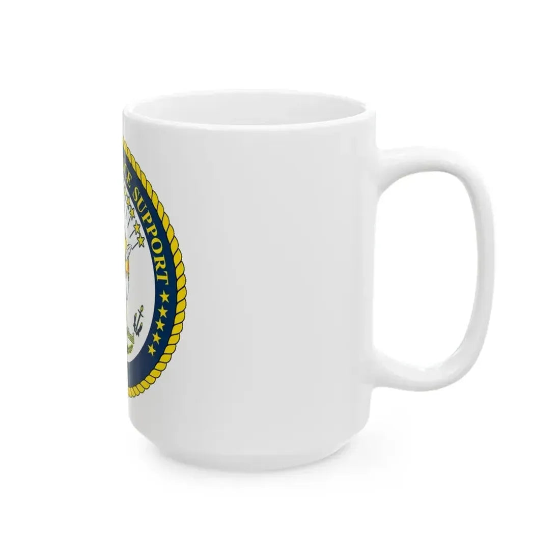 Center for Service Support Newport RI (U.S. Navy) White Coffee Mug - Go Mug Yourself