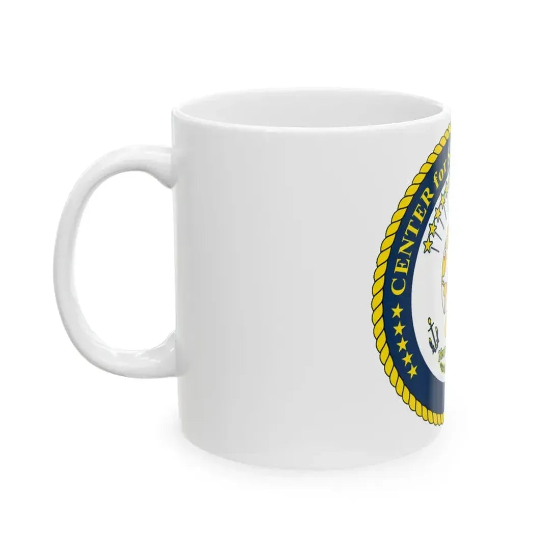 Center for Service Support Newport RI (U.S. Navy) White Coffee Mug - Go Mug Yourself