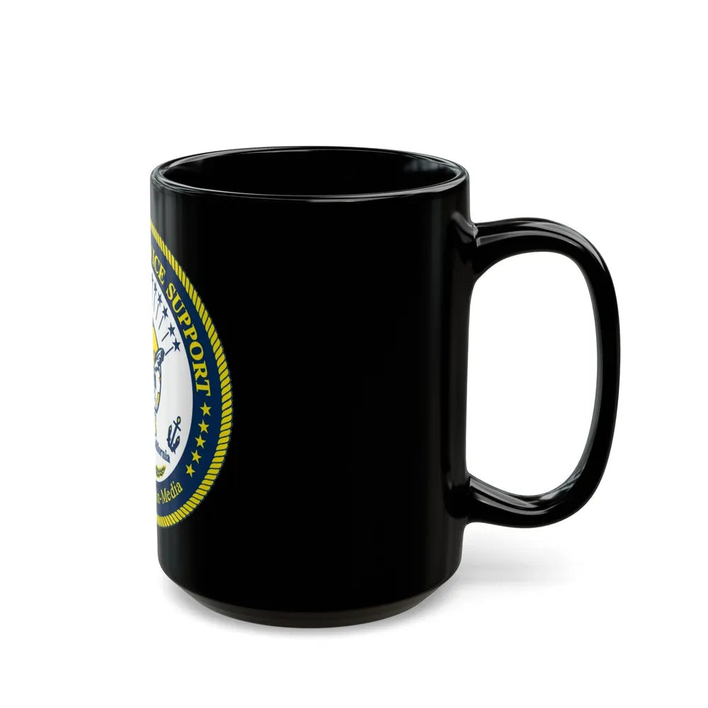 Center for Service Support San DiegoCA CSS (U.S. Navy) Black Coffee Mug-Go Mug Yourself