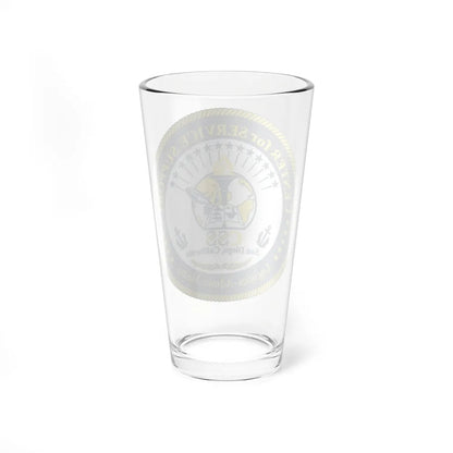 Center for Service Support San DiegoCA CSS (U.S. Navy) Pint Glass 16oz-Go Mug Yourself