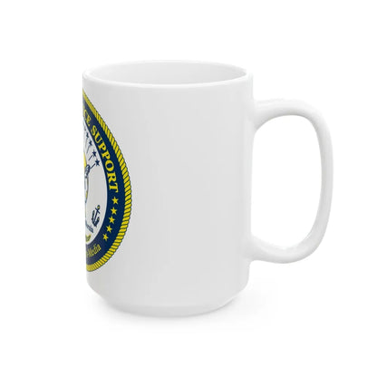 Center for Service Support San DiegoCA CSS (U.S. Navy) White Coffee Mug-Go Mug Yourself