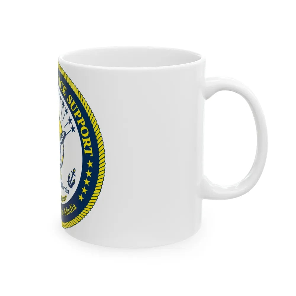 Center for Service Support San DiegoCA CSS (U.S. Navy) White Coffee Mug-Go Mug Yourself