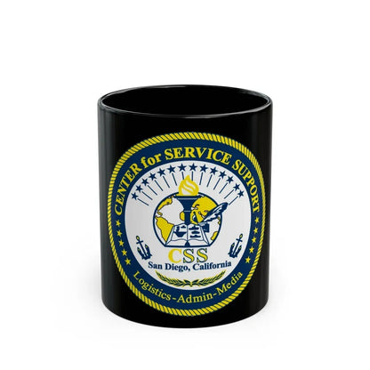 Center for Service Support San DiegoCA CSS (U.S. Navy) Black Coffee Mug 11oz - Go Mug Yourself