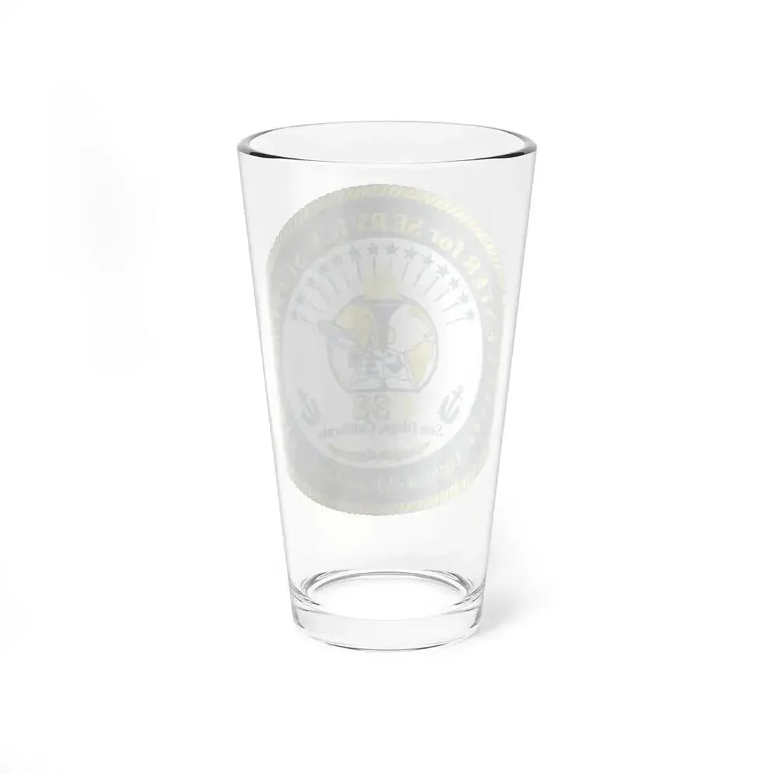 Center for Service Support San DiegoCA CSS (U.S. Navy) Pint Glass 16oz - Go Mug Yourself