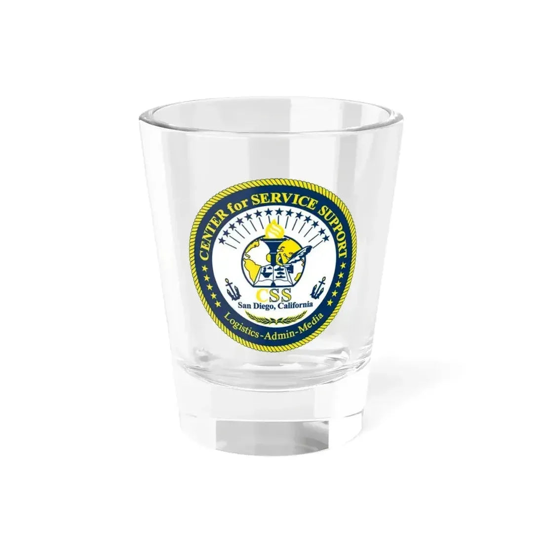 Center for Service Support San DiegoCA CSS (U.S. Navy) Shot Glass 1.5oz 1.5oz - Go Mug Yourself