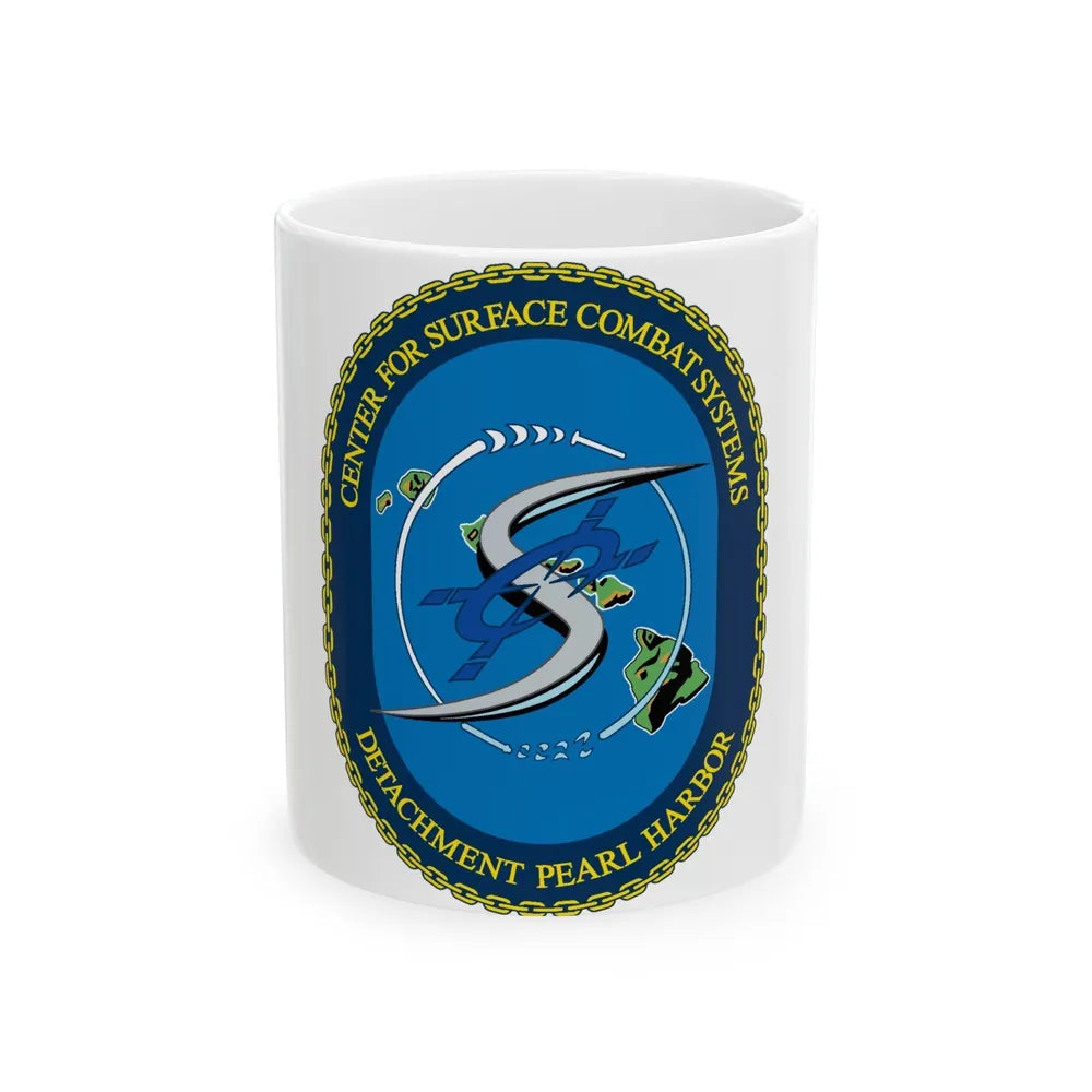 Center for Surface Combat System Det Pearl Harbor (U.S. Navy) White Coffee Mug-11oz-Go Mug Yourself