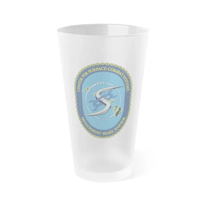 Center for Surface Combat System Det Pearl Harbor (U.S. Navy) Frosted Pint Glass 16oz Default Title - Go Mug Yourself
