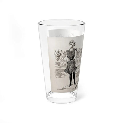 Centerfold in Life magazine, August 16, 1900 (Magazine Illustration) Pint Glass 16oz-Go Mug Yourself