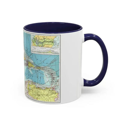 Central America (1913) (Map) Accent Coffee Mug - Go Mug Yourself