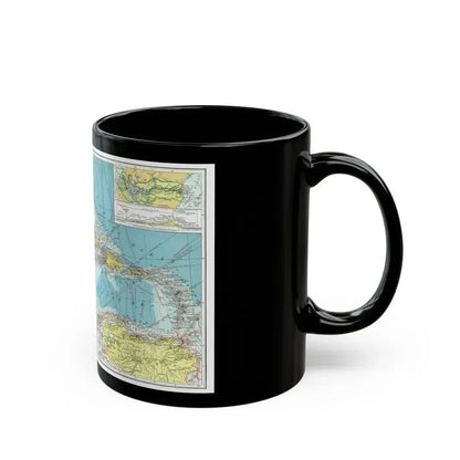 Central America (1913) (Map) Black Coffee Mug - Go Mug Yourself