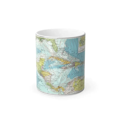 Central America (1913) (Map) Color Changing Mug 11oz Default Title 11oz - Go Mug Yourself