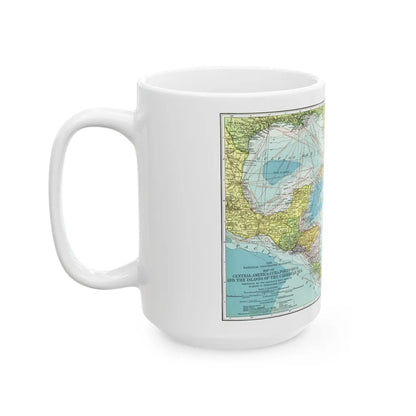 Central America (1913) (Map) White Coffee Mug-Go Mug Yourself