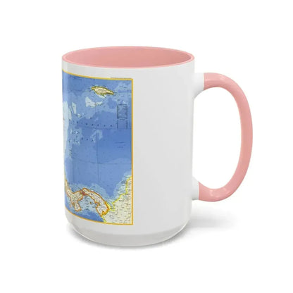 Central America (1973) (Map) Accent Coffee Mug - Go Mug Yourself