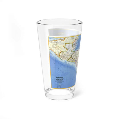 Central America (1973) (Map) Pint Glass 16oz-Go Mug Yourself