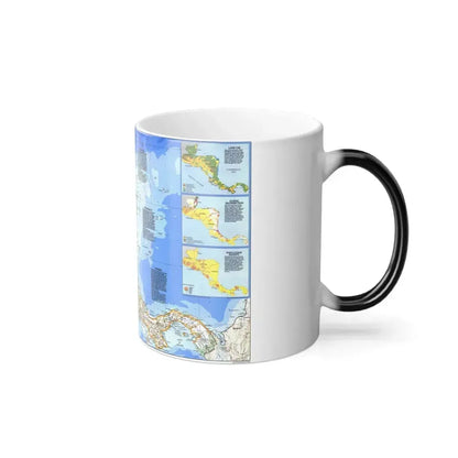 Central America (1986) (Map) Color Changing Mug 11oz - Go Mug Yourself