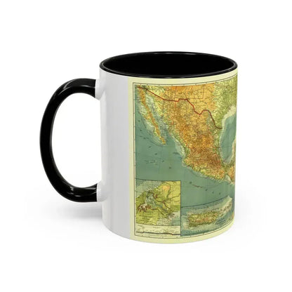 Central America and the West Indies (1922) (Map) Accent Coffee Mug - Go Mug Yourself