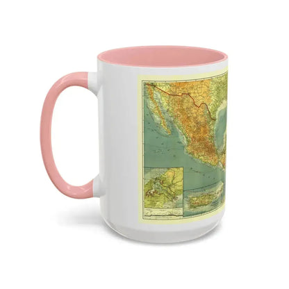 Central America and the West Indies (1922) (Map) Accent Coffee Mug - Go Mug Yourself