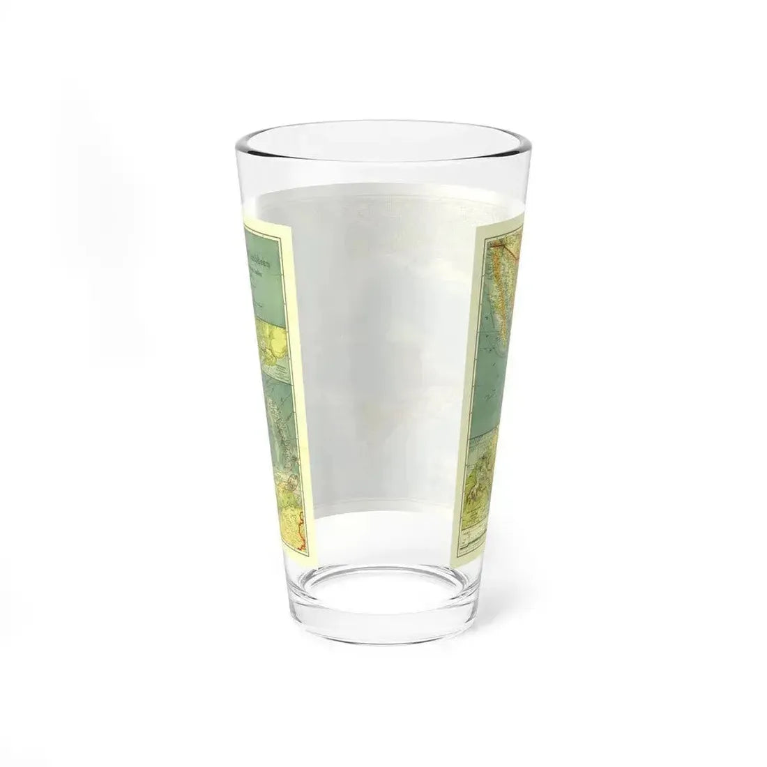 Central America and the West Indies (1922) (Map) Pint Glass 16oz - Go Mug Yourself