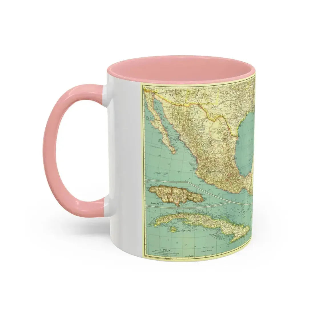 Central America and the West Indies (1934) (Map) Accent Coffee Mug - Go Mug Yourself