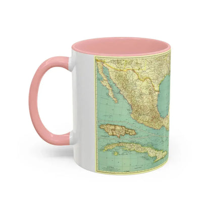 Central America and the West Indies (1934) (Map) Accent Coffee Mug - Go Mug Yourself