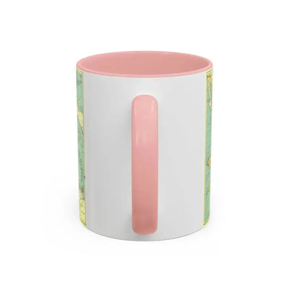 Central America and the West Indies (1934) (Map) Accent Coffee Mug - Go Mug Yourself