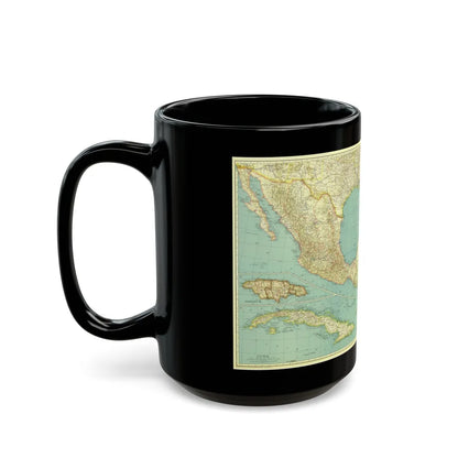 Central America and the West Indies (1934) (Map) Black Coffee Mug-Go Mug Yourself