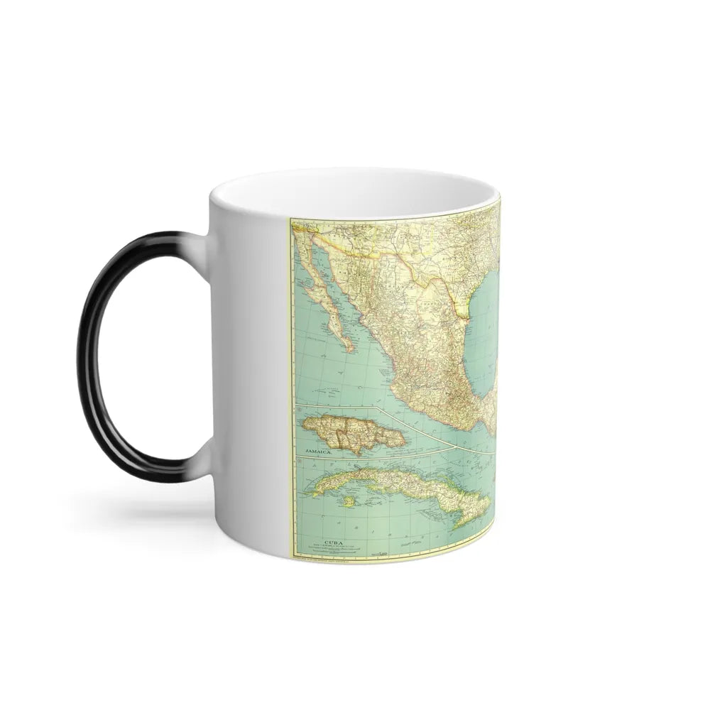 Central America and the West Indies (1934) (Map) Color Changing Mug 11oz-Go Mug Yourself