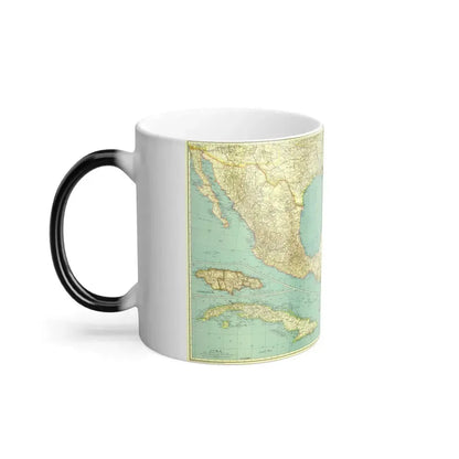 Central America and the West Indies (1934) (Map) Color Changing Mug 11oz - Go Mug Yourself