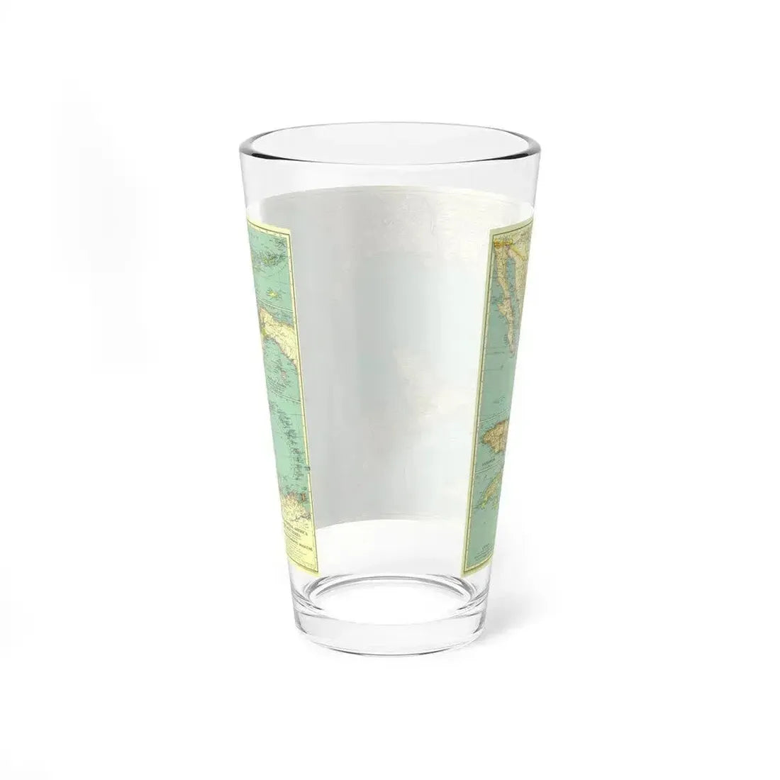 Central America and the West Indies (1934) (Map) Pint Glass 16oz - Go Mug Yourself
