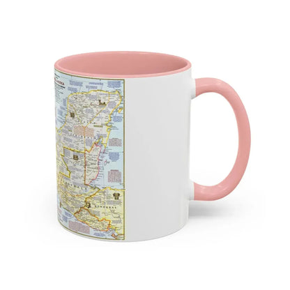 Central America - Archeological Map 1 (1968) (Map) Accent Coffee Mug - Go Mug Yourself