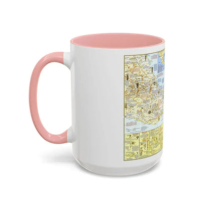 Central America - Archeological Map 1 (1968) (Map) Accent Coffee Mug - Go Mug Yourself