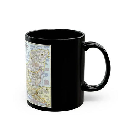 Central America - Archeological Map 1 (1968) (Map) Black Coffee Mug - Go Mug Yourself