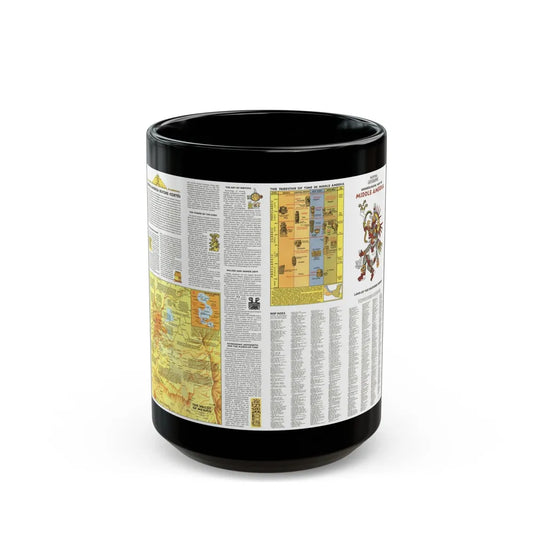 Central America - Archeological Map 2 (1968) (Map) Black Coffee Mug-15oz-Go Mug Yourself