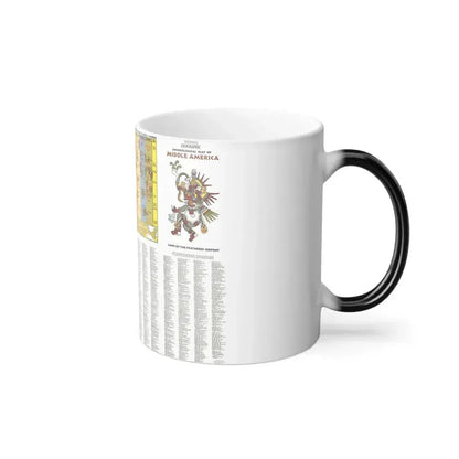 Central America - Archeological Map 2 (1968) (Map) Color Changing Mug 11oz - Go Mug Yourself
