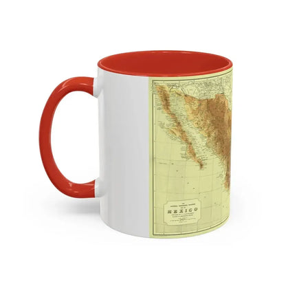 Central America & Mexico (1911) (Map) Accent Coffee Mug - Go Mug Yourself