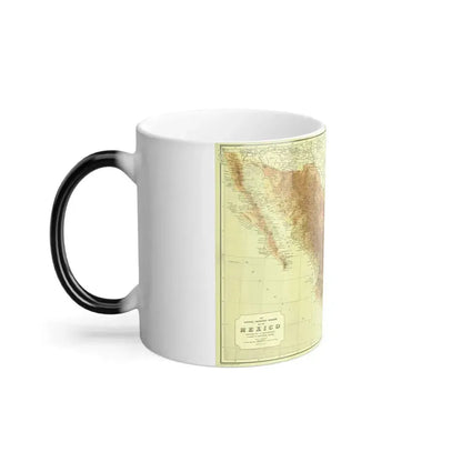 Central America & Mexico (1911) (Map) Color Changing Mug 11oz - Go Mug Yourself