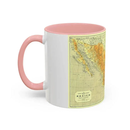 Central America & Mexico (1914) (Map) Accent Coffee Mug - Go Mug Yourself