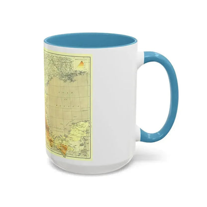 Central America & Mexico (1914) (Map) Accent Coffee Mug - Go Mug Yourself