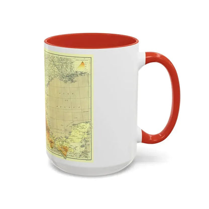 Central America & Mexico (1914) (Map) Accent Coffee Mug - Go Mug Yourself