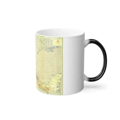 Central America & Mexico (1914) (Map) Color Changing Mug 11oz - Go Mug Yourself