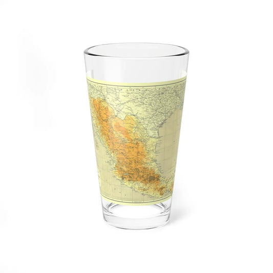 Central America & Mexico (1914) (Map) Pint Glass 16oz-16oz-Go Mug Yourself