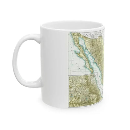 Central America & Mexico (1916) (Map) White Coffee Mug - Go Mug Yourself
