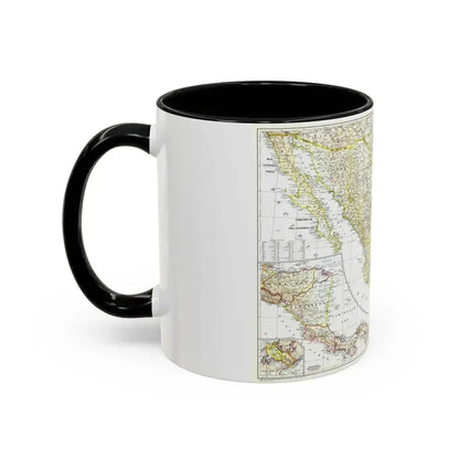 Central America & Mexico (1953) (Map) Accent Coffee Mug - Go Mug Yourself
