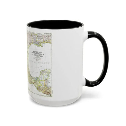 Central America & Mexico (1953) (Map) Accent Coffee Mug - Go Mug Yourself